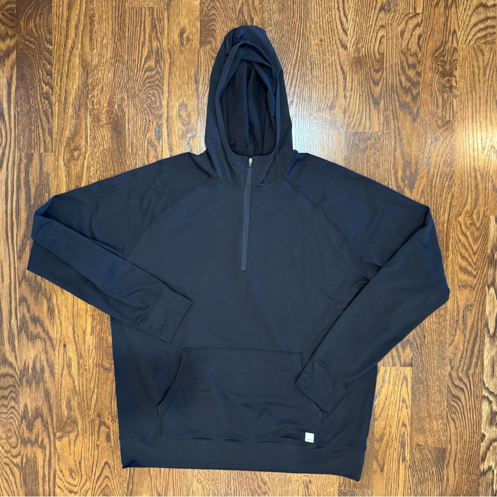 Vuori Black Pullover with Logo Patch - image 1